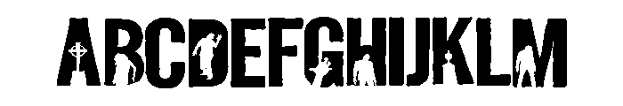 ZP The Dead Walk Expanded FONT