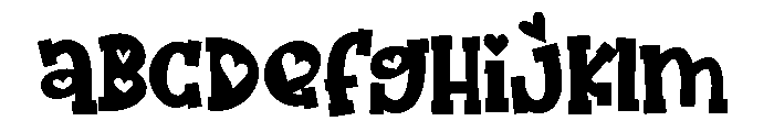 ZP Three Hearts Bold FONT