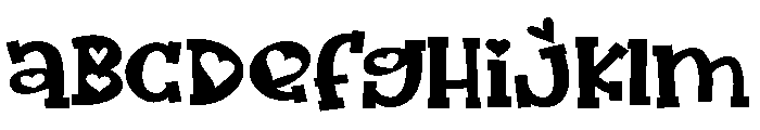 ZP Three Hearts Expanded FONT