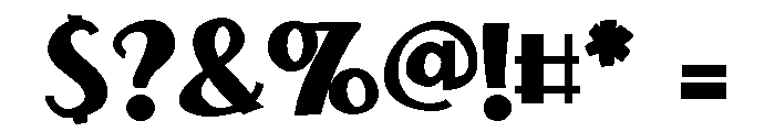 ZP Toadface Bold Font OTHER CHARS