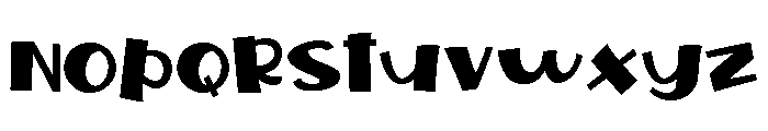 ZP Toadface Bold Font LOWERCASE