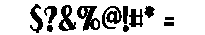 ZP Toadface Condensed Bold Font OTHER CHARS