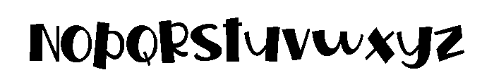 ZP Toadface Condensed Font LOWERCASE