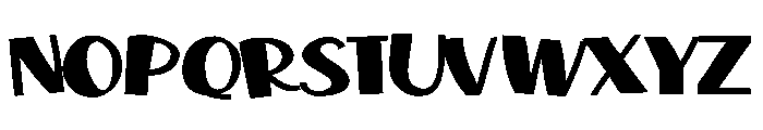 ZP Toadface Expanded Bold Font UPPERCASE