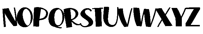 ZP Toadface Expanded Font UPPERCASE