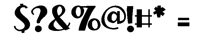 ZP Toadface Font OTHER CHARS