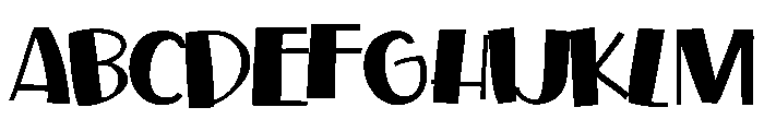 ZP Toadface Font UPPERCASE
