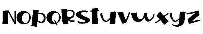 ZP Toadface Font LOWERCASE