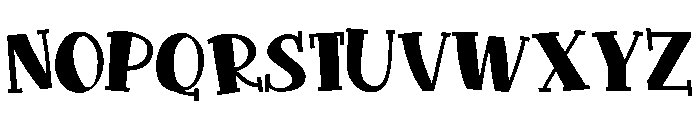 ZP Toadtoes Font UPPERCASE