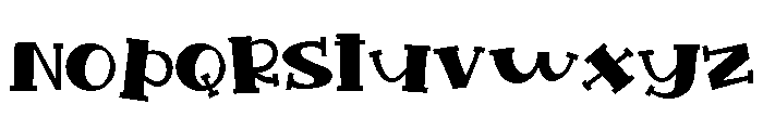 ZP Toadtoes Font LOWERCASE