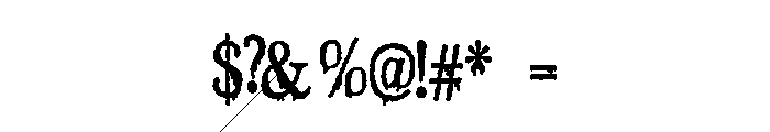 ZP Toil and Trouble Shakes Bold Font OTHER CHARS