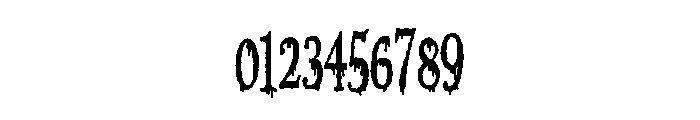 ZP Toil and Trouble Shakes Condensed Bold Font OTHER CHARS