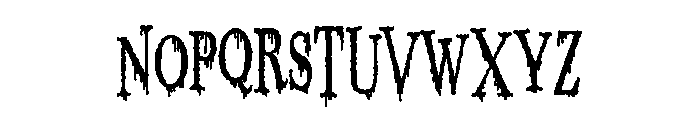 ZP Toil and Trouble Shakes Condensed Bold Font UPPERCASE
