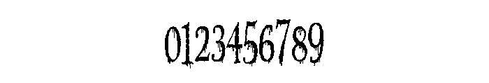 ZP Toil and Trouble Shakes Condensed Font OTHER CHARS