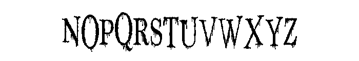 ZP Toil and Trouble Shakes Condensed Font LOWERCASE