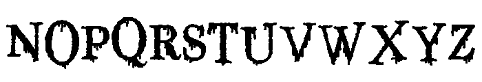 ZP Toil and Trouble Shakes Shakes Expanded Bold Font LOWERCASE