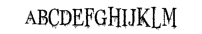 ZP Toil and Trouble Shakes Font UPPERCASE