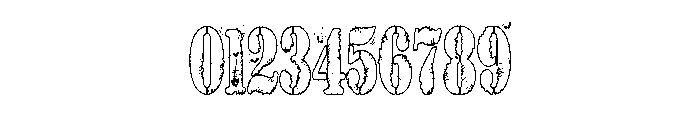 ZP Trick or Trash Condensed Font OTHER CHARS