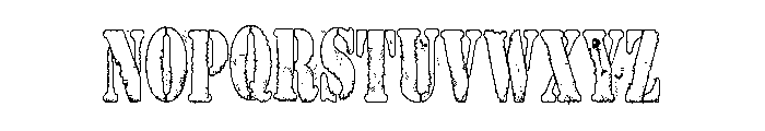 ZP Trick or Trash Condensed Font LOWERCASE