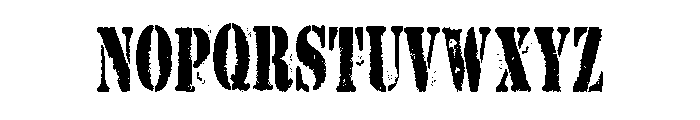 ZP Trick or Trash Filled Condensed Font UPPERCASE