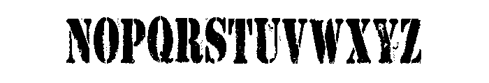 ZP Trick or Trash Filled Condensed Font LOWERCASE