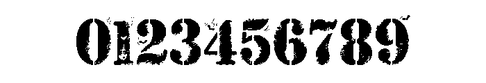 ZP Trick or Trash Filled Expanded Font OTHER CHARS