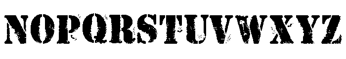 ZP Trick or Trash Filled Expanded Font UPPERCASE