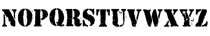 ZP Trick or Trash Filled Expanded Font LOWERCASE