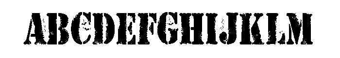 ZP Trick or Trash Filled Font UPPERCASE