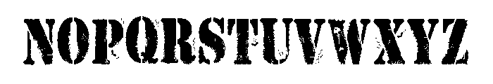 ZP Trick or Trash Filled Font UPPERCASE