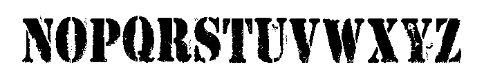 ZP Trick or Trash Filled Font LOWERCASE