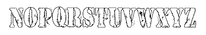 ZP Trick or Trash Font UPPERCASE