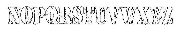 ZP Trick or Trash Font LOWERCASE