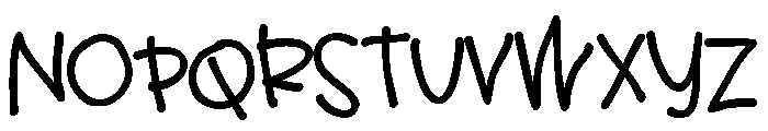 ZP Troublemaker Bold Font UPPERCASE