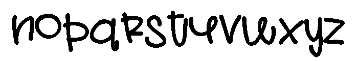 ZP Troublemaker Bold Font LOWERCASE