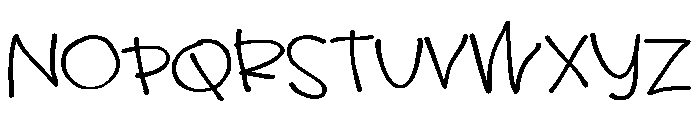 ZP Troublemaker Expanded Font UPPERCASE