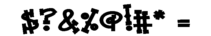 ZP Twilight Font OTHER CHARS