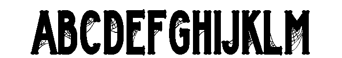 ZP Under the Graveyard Condensed Font UPPERCASE