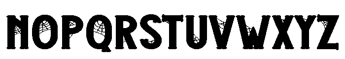ZP Under the Graveyard Expanded Font UPPERCASE