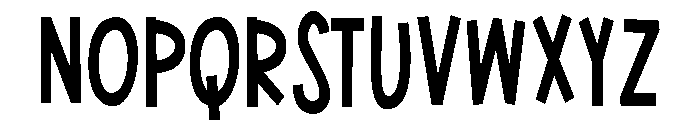 ZP Urban Myth Condensed Bold Font UPPERCASE