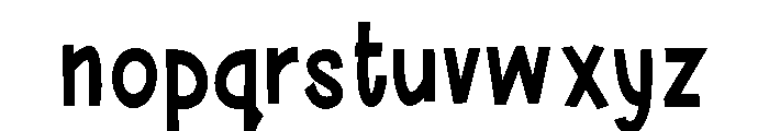 ZP Urban Myth Condensed Bold Font LOWERCASE