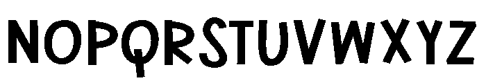 ZP Urban Myth Expanded Bold Font UPPERCASE
