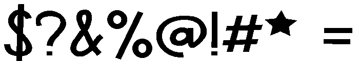 ZP Urban Myth Expanded Font OTHER CHARS