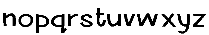 ZP Urban Myth Expanded Font LOWERCASE