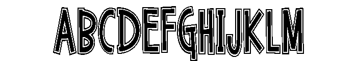 ZP Urban Myth Pow Condensed Font UPPERCASE