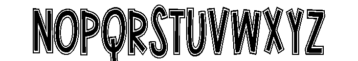 ZP Urban Myth Pow Condensed Font UPPERCASE
