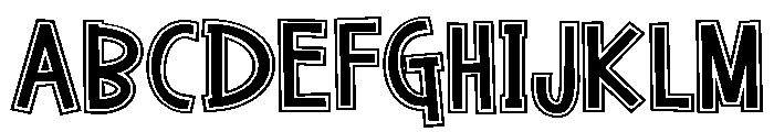 ZP Urban Myth Pow Expanded Font UPPERCASE