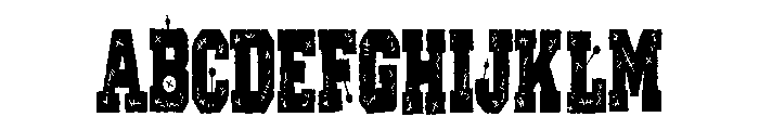ZP Varsity Voodoo Condensed Font UPPERCASE