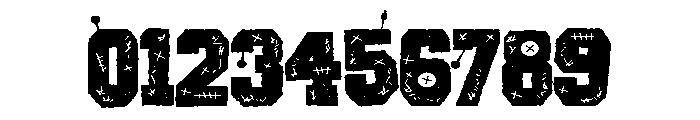 ZP Varsity Voodoo Expanded Font OTHER CHARS