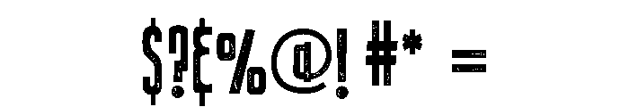 ZP Varsity Voodoo Sans Condensed Font OTHER CHARS